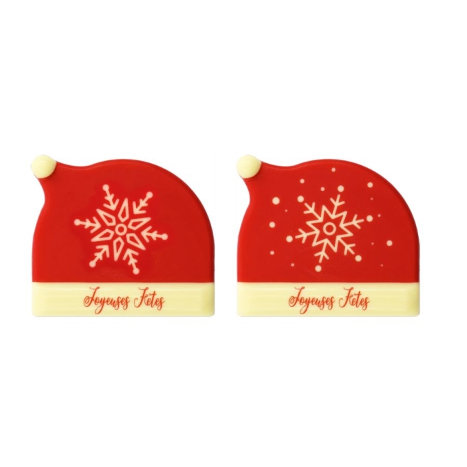 2 extremos Bonnet Happy Holidays - Chocolate blanco 