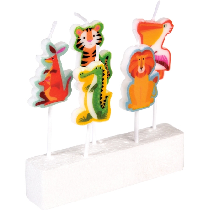 5 Mini Velas Colorama Animal (3, 5 cm) 