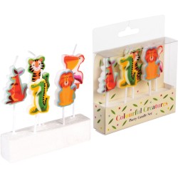 5 Mini Velas Colorama Animal (3, 5 cm). n1