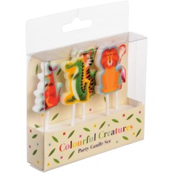 5 Mini Velas Colorama Animal (3, 5 cm). n2