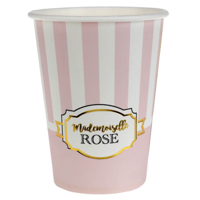 10 vasos Mademoiselle Baby Rose 