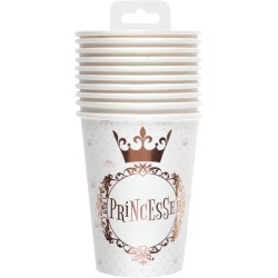 10 vasos de princesa de oro rosa. n3