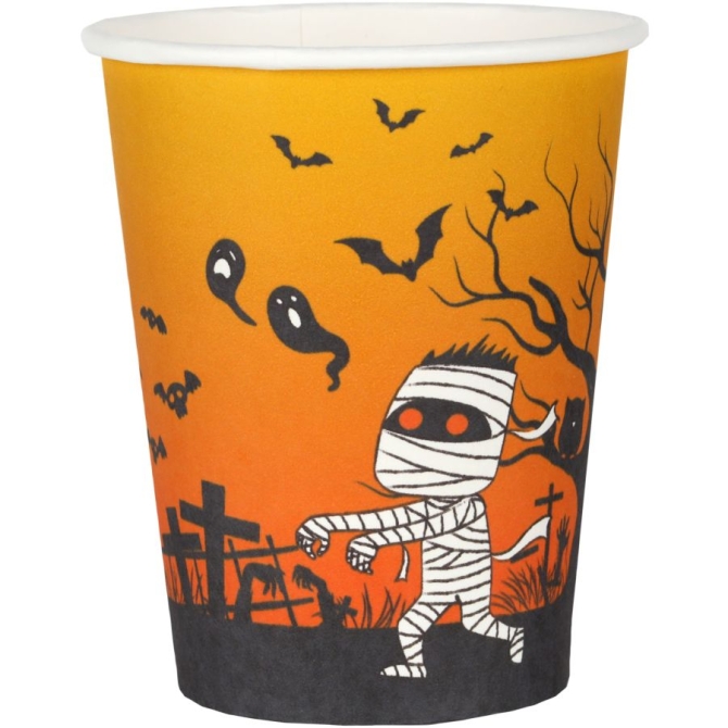 10 vasos Casa Encantada - Halloween 