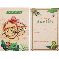 6 invitaciones de aventureros