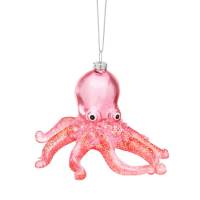 Decoracin para colgar Pulpo Purpurina (12,5 cm) - Cristal