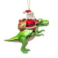 Decoracin para colgar Dino (11,5 cm) - Cristal