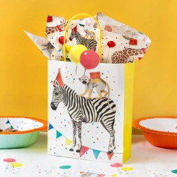 8 Bolsas de regalo Safari Animal Party. n1