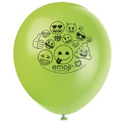 8 Globos Emoji Smiley Multicolores. n2