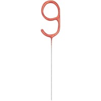 Vela Mgica Oro Rosa 17 cm - Nmero 9