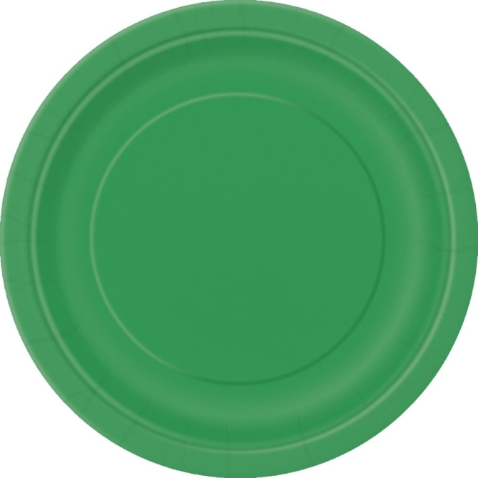 8 Platos - Verde esmeralda 