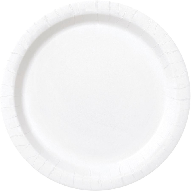 8 Platos - Blanco 