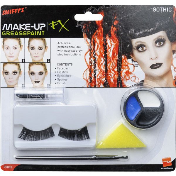 Conjunto de maquillaje gtico 