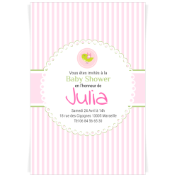 Invitacin para personalizar - Baby Shower Nia. n2