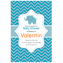 Invitacin para personalizar - Baby Shower Nio. n1