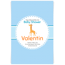 Invitacin para personalizar - Baby Shower Nio. n2