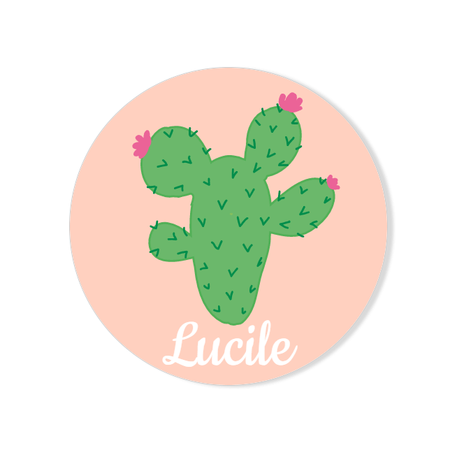 Chapa para personalizar - Cactus 