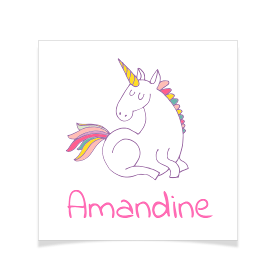 8 Tatuajes para personalizar - White Unicorn 