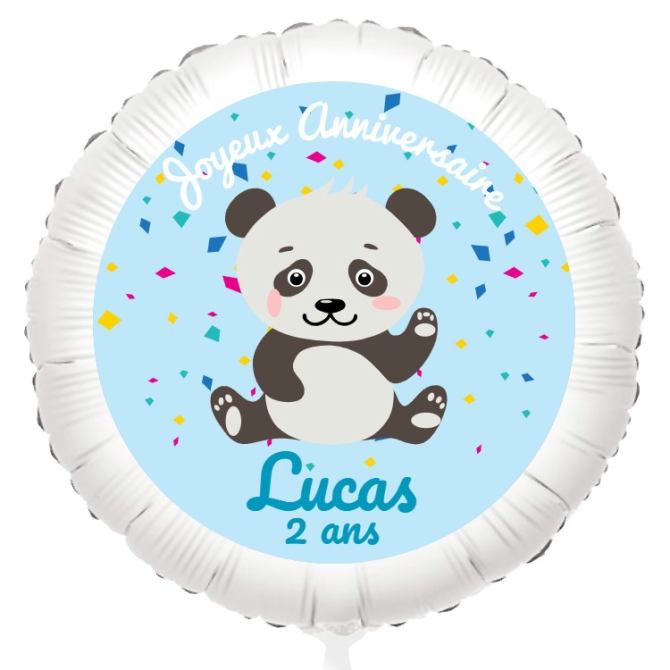 Globo para personalizar - Panda 