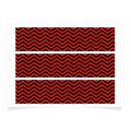 Contornos para personalizar - Chevrons rojos