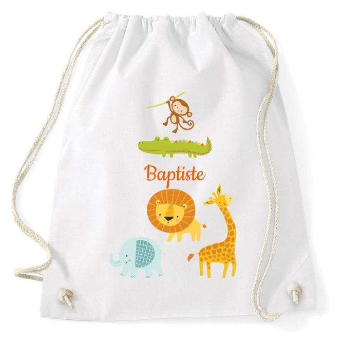 Bolsa de actividades para personalizar - Baby Jungle 