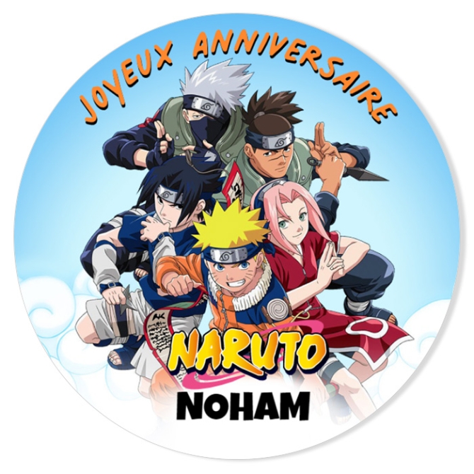 Fotocroc para personalizar - Naruto 