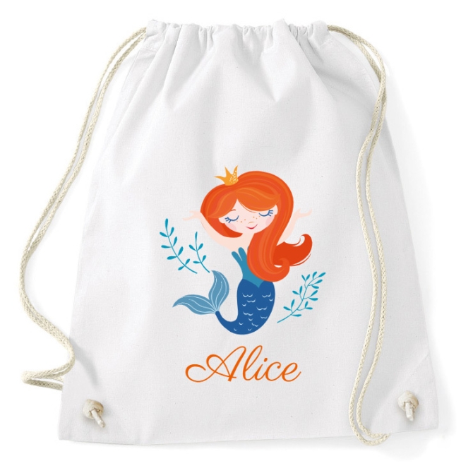 Bolsa de actividades para personalizar - Sirena Coral 