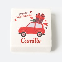 12 malvaviscos personalizados - Coche San Valentn