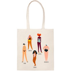 Tote bag para personalizar - Las amigas. n2