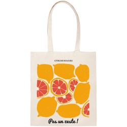 Tote bag para personalizar - Citrons rouges. n2