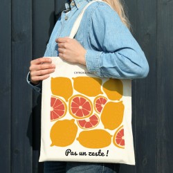 Tote bag para personalizar - Citrons rouges. n5