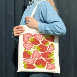 Tote bag para personalizar - Fresas. n5