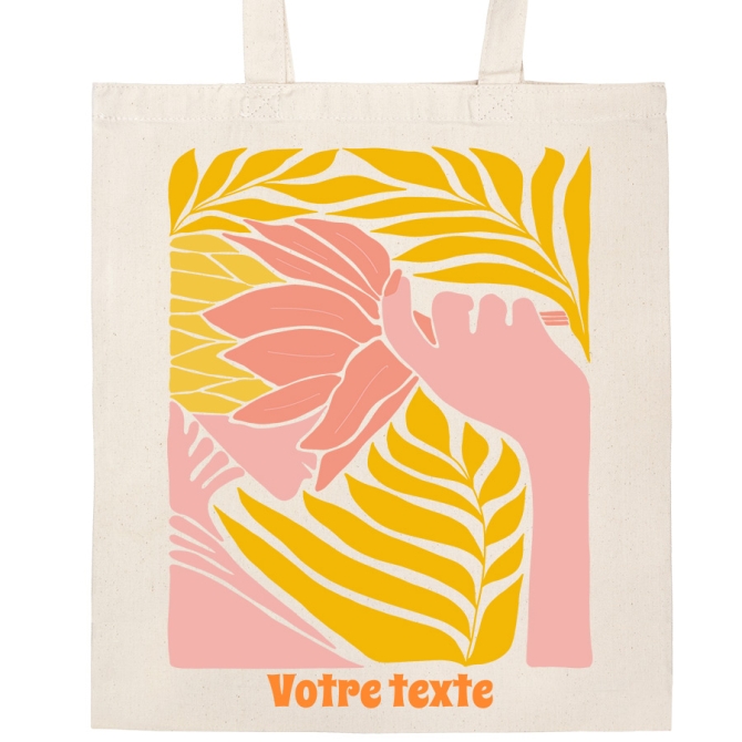 Tote bag para personalizar - Perfume de flores 