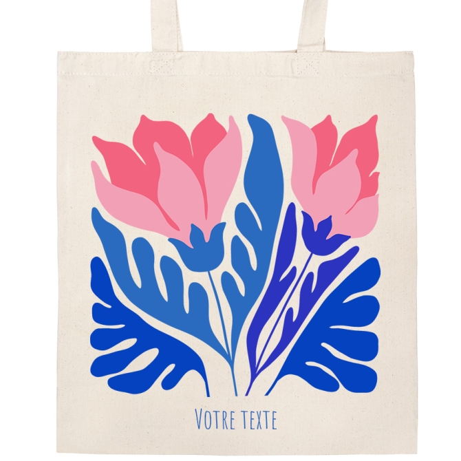 Bolsa para personalizar - Flores de la isla 