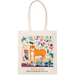 Tote bag para personalizar - Mi pequea jungla. n2