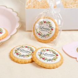 Galleta personalizada - Flores del campo. n1