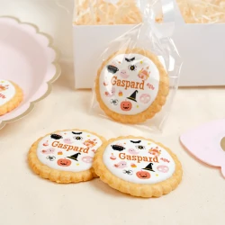 Galleta personalizada - Halloween Groovy Gaspard. n1