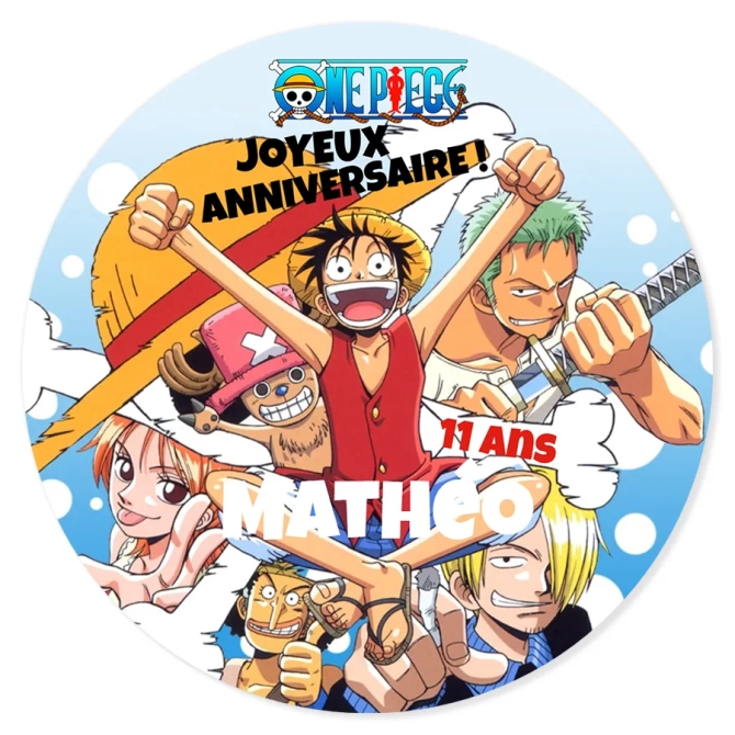 Fotocroc para personalizar - One Piece 