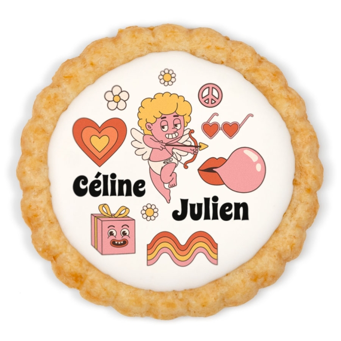 Galleta personalizada - Cupido 