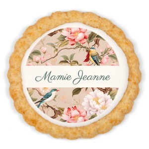 Galleta personalizada - Peonas