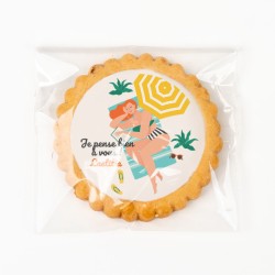 Galleta personalizada - La playa. n4