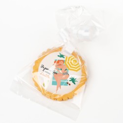 Galleta personalizada - La playa. n5