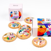 Coleccin de arte de galletas personalizadas - 10 galletas