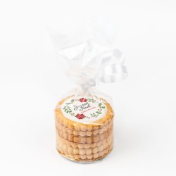 Galleta personalizada - Corona de Navidad. n3