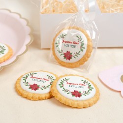 Galleta personalizada - Felices Fiestas. n1