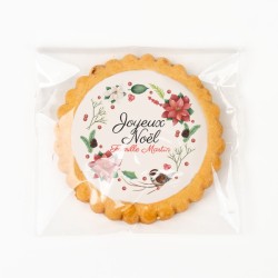 Galleta personalizada - Pjaro de Navidad. n4