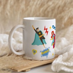 Taza para personalizar - Team Super Heroes. n2