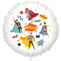 Globo para personalizar - Team Super Heroes