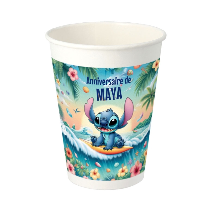 8 Tazas para personalizar - Stitch Hawaii 