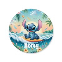 Chapa para personalizar - Stitch Hawaii