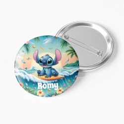 Chapa para personalizar - Stitch Hawaii. n1